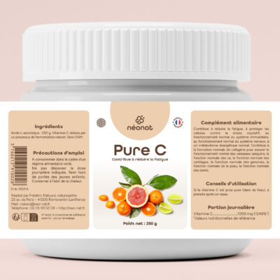 Poudre de vitamine C naturelle – complément antioxydant et immunité – Néonat