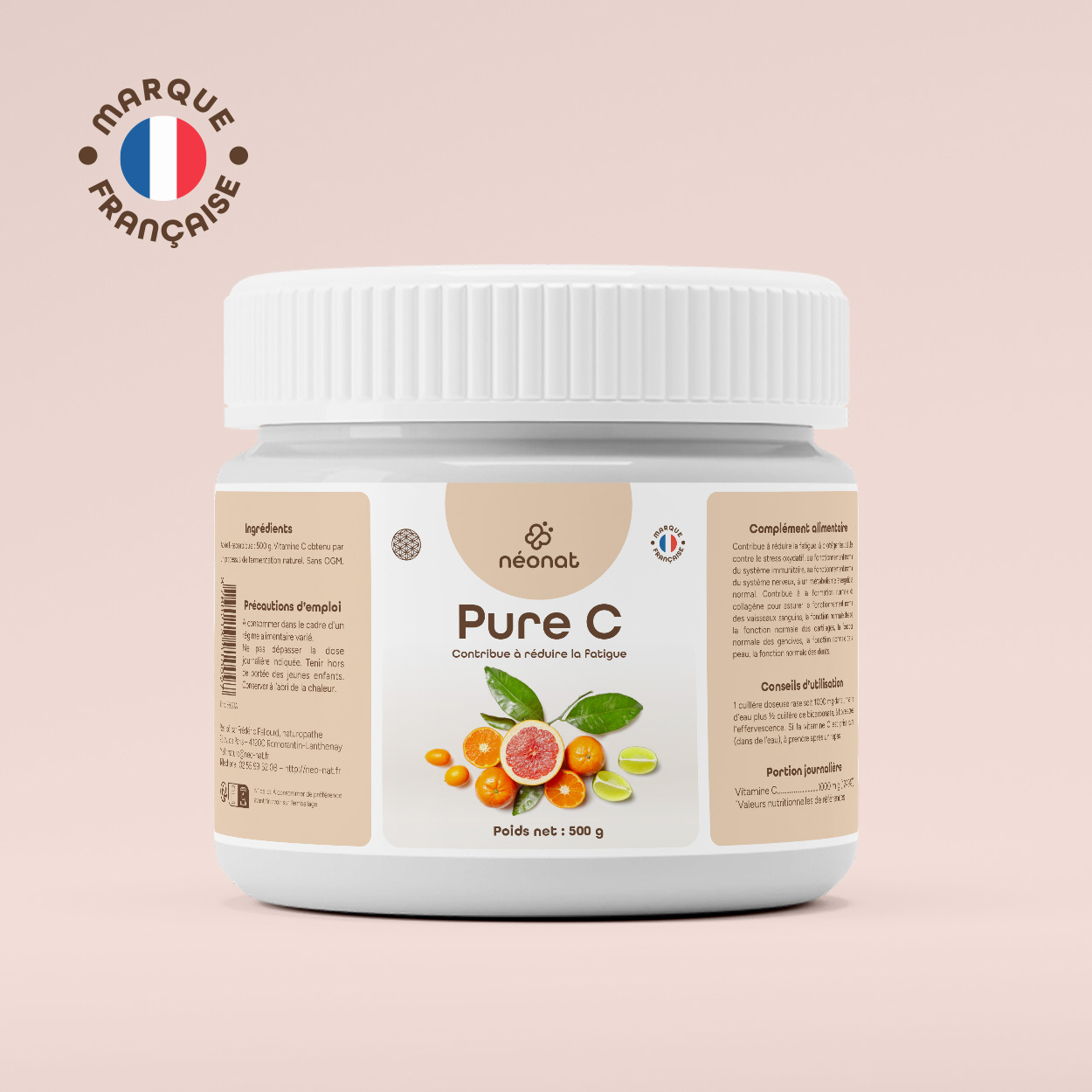 Complément vitamine C pure en poudre – Néonat