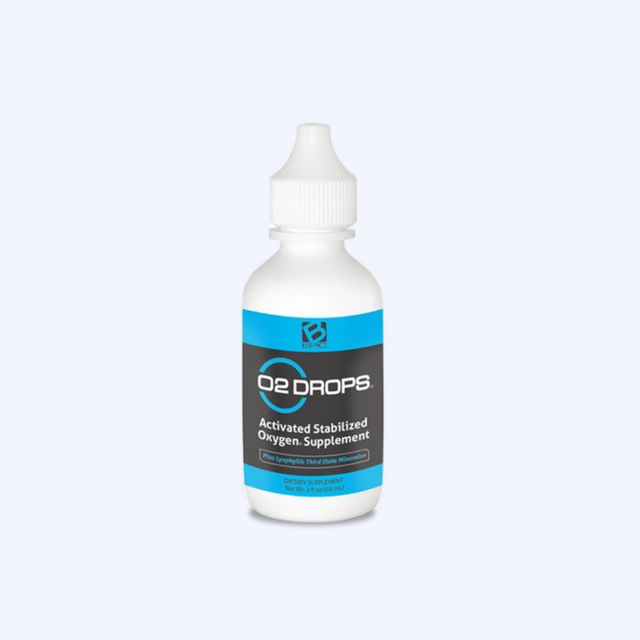 Complément O2 Drops oxygène cellulaire vitalité énergie – flacon vu de face – Néonat
