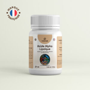 Complément acide alpha lipoïque naturel – flacon vu de face – Néonat