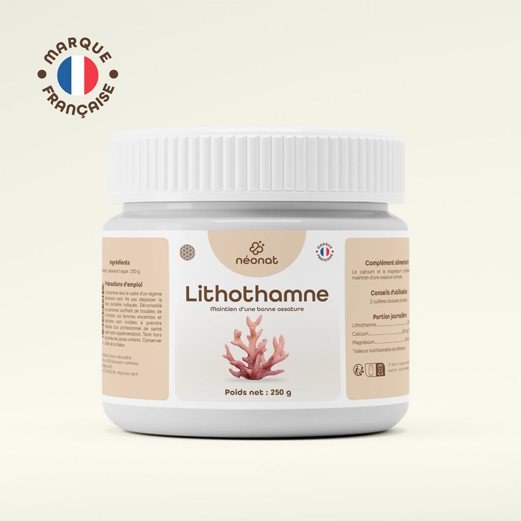 Complément alimentaire Lithothamne – flacon vu de face – Néonat