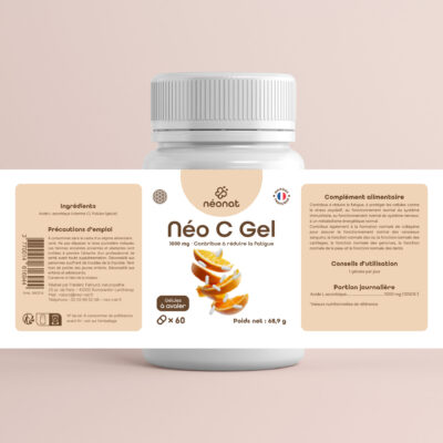 Complément alimentaire Néo C Gel – flacon avec étiquette complète – Néonat