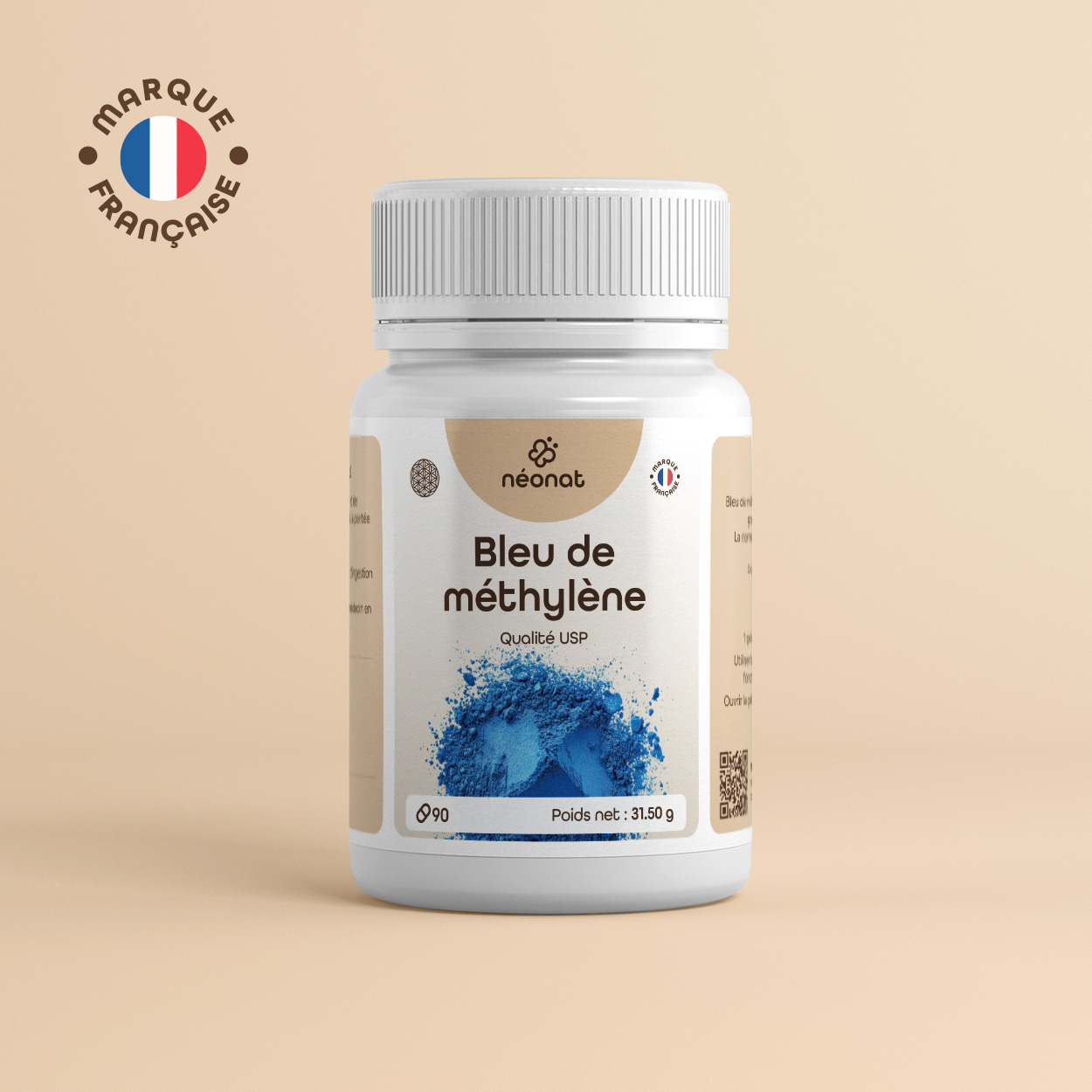 Bleu de méthylène USP en poudre de couleur bleue