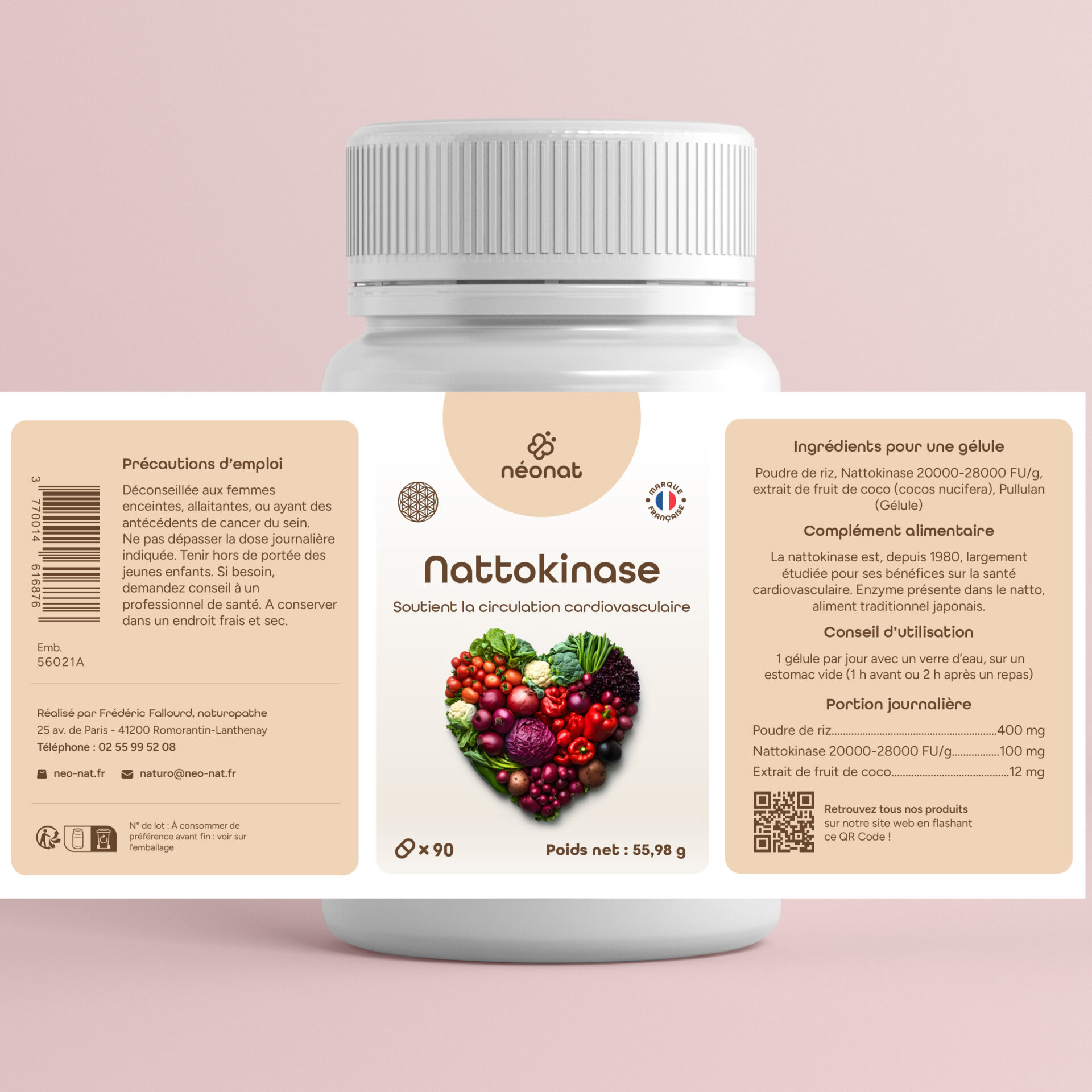 Nattokinase-gelules-90-étiquette